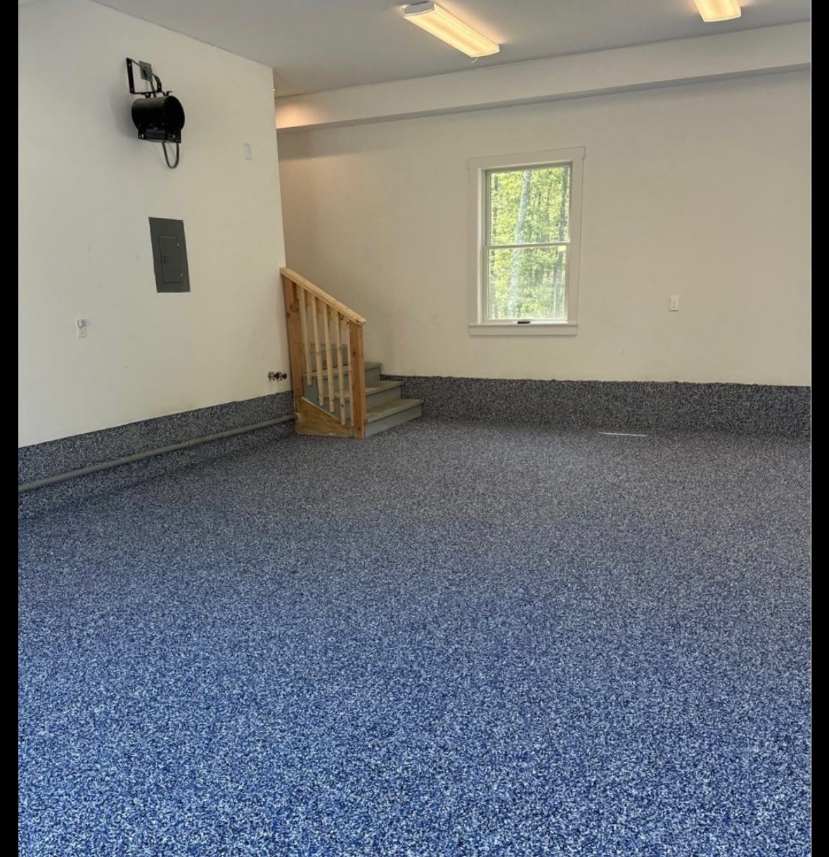 Basement floor coating